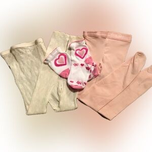 Lot of baby tights and socks